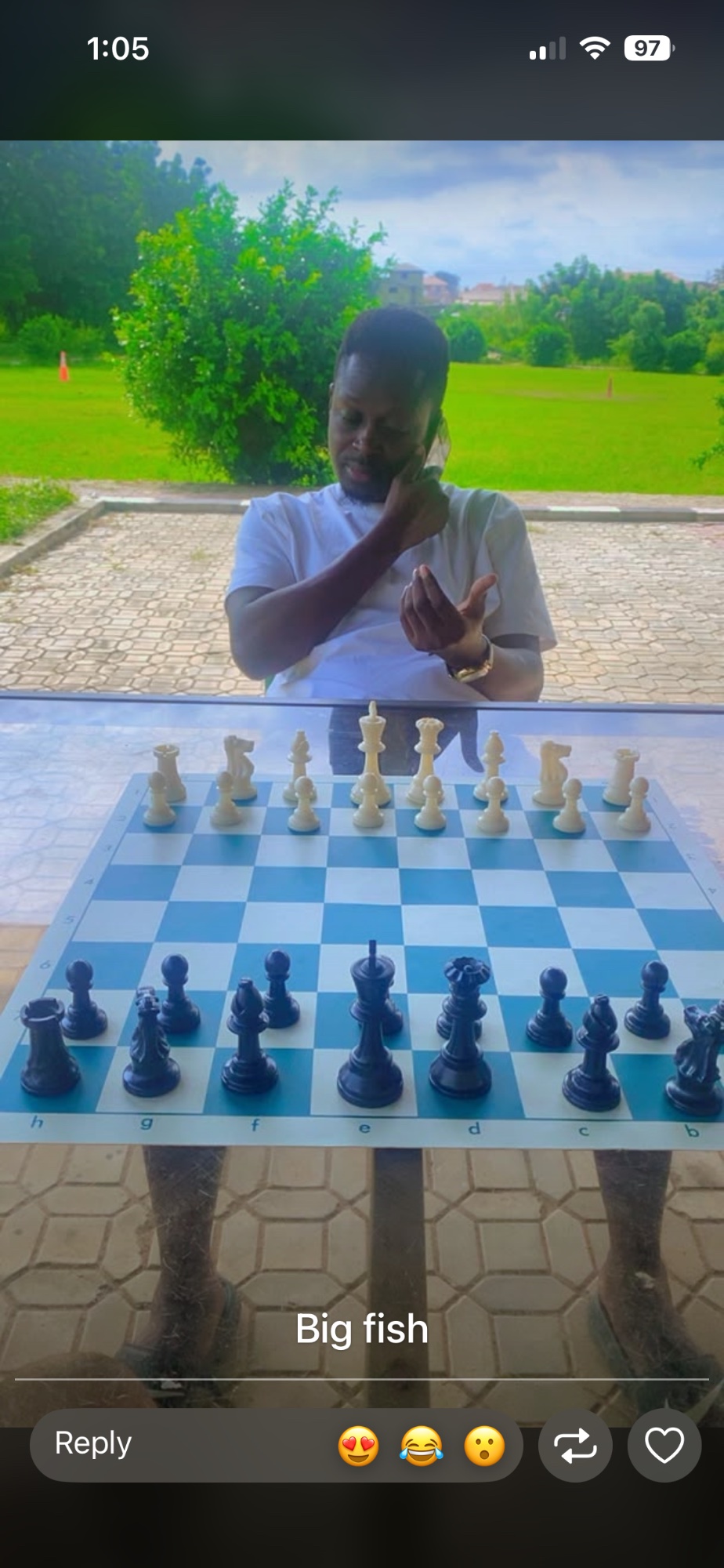 Chess in public photo