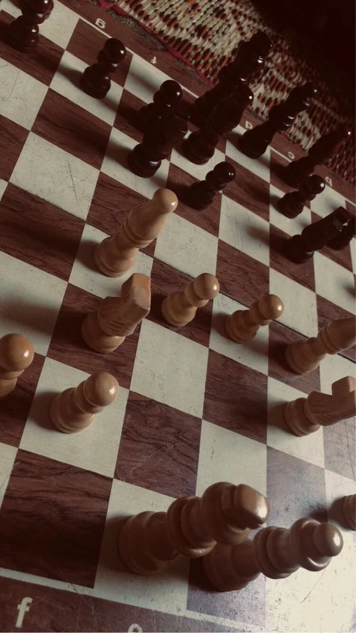 Chess in public photo