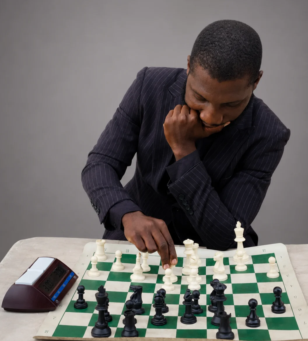 Chess in public photo