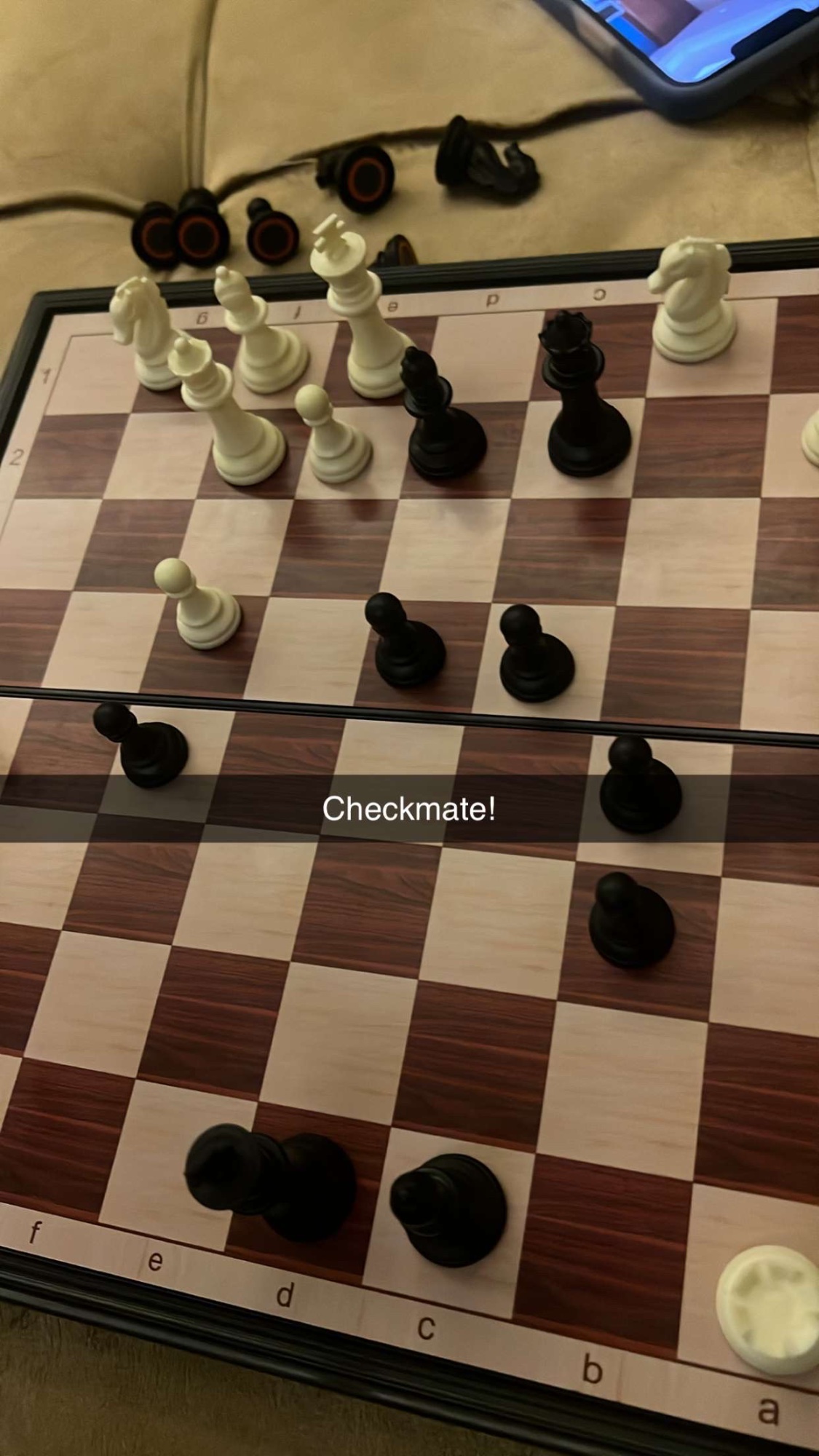 A checkmate with a mate