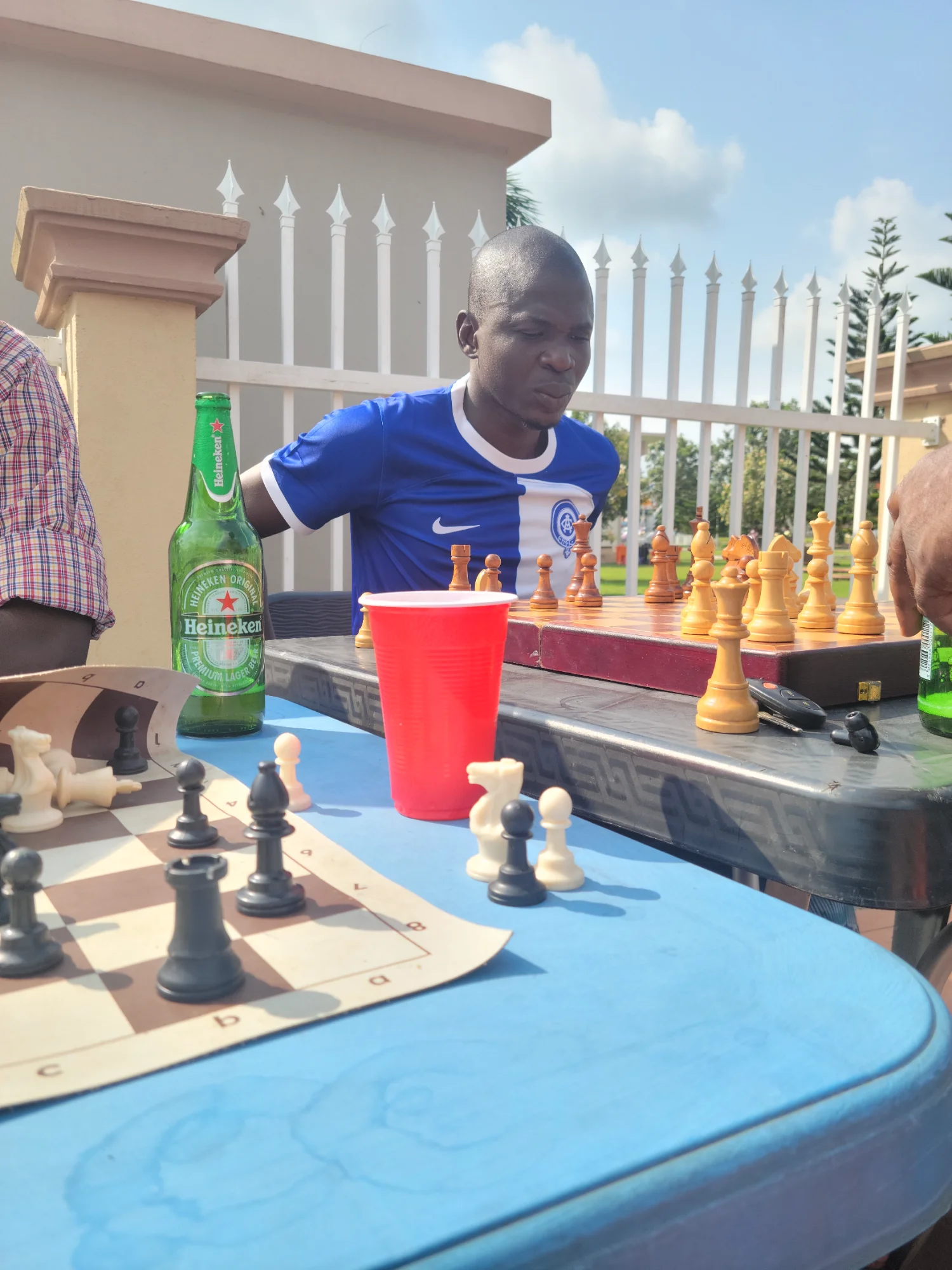 Chess in public photo
